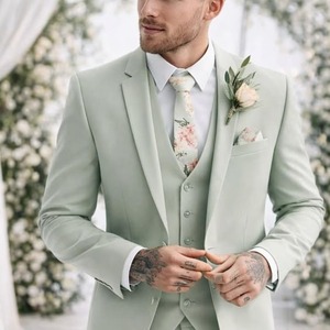 Trajes de Negocios Personalizados para Hombre, Blazer de Exportación Antiarrugas, Transpirable, Corte Entallado, Tallas Grandes, Chaqueta de Traje Estructurada Antipilling, Venta al Por Mayor - Product Image 2