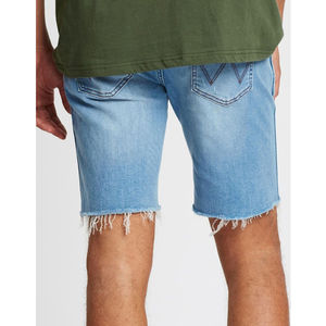 Pantalones Cortos de Mezclilla de Alta Calidad para Hombre, Diseño Personalizado, Color Azul Oscuro, para Verano - Product Image 6