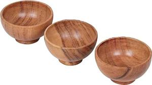 Tazón de Ensalada de Madera con Acabado Natural, Tazón Multiusos para Servir en la Cocina, Venta al por Mayor - Product Image 3