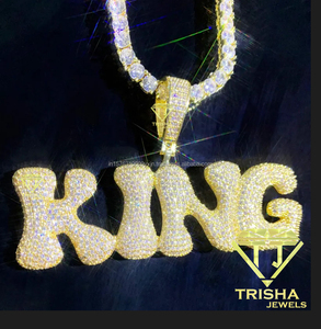 Custom <b>Name</b> Pendant Moissanite Diamond Iced Out Necklace Gold <b>Chain</b> Luxury Statement Jewelry - Product Image 4