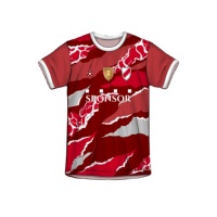 Camiseta de Fútbol Unisex Profesional para Entrenamiento 2024 2025, Transpirable, Ligera, Elástica, de Secado Rápido, Estampada y Sublimada, Uniforme 100%