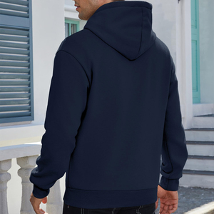 Sweat à capuche oversize pour homme en molleton de coton uni de haute qualité, lourd, pour l'hiver, avec logo personnalisé, sweat à capuche oversize vierge pour homme - Product Image 2