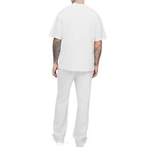 Camiseta de Algodón Oversize para Hombre, Lisa, Estilo Urbano, Manga Corta, Corte Holgado, Marca Privada, Producción al por Mayor OEM - Product Image 2