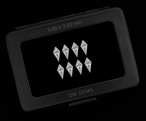 Diamante cultivado en laboratorio de 1.0 quilates, 5x3 mm, corte rombo, diamante melee, diamante blanco creado en laboratorio para joyería y pendientes (8 piezas) - Product Image 4