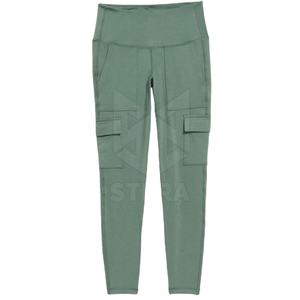 Leggings de yoga coupe ajustée taille moyenne pour femmes motif solide Fitness actif personnalisable marque privée taille élastique la plus populaire - Product Image 1