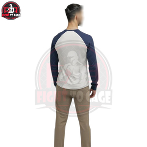 Camisetas Raglán Modernas de Manga Larga, Corte Ajustado, Mezcla de Algodón, para Uso Casual, de Buena Calidad, Personalizables, Nueva Colección para Adultos - Product Image 4