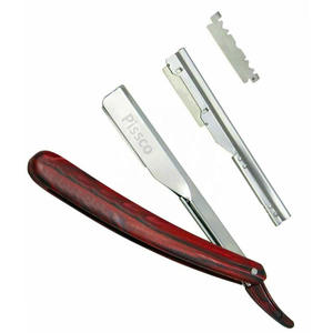 Rasoir droit de barbier en acier inoxydable allemand pour le rasage de la barbe et l'épilation - Product Image 3