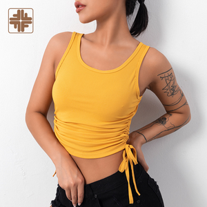 ชุดเสื้อกล้ามสำหรับเล่นโยคะระบายอากาศและรีไซเคิลถังนุ่มใช้งานได้ฉลากตามต้องการ - Product Image 1