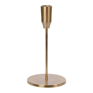 Support de bougie conique en métal doré style nordique, chandelier élancé à tête unique, centre de table pour salle à manger, mariage, décoration intérieure - Product Image 6