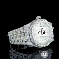 Montre classique en moissanite au design unique pour les occasions spéciales professionnelles et le luxe au quotidien, disponible au meilleur prix
