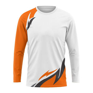 T-shirts tricotés à manches longues 2026 – Nouveauté en coton de haute qualité pour homme, design uni et col long - Product Image 4