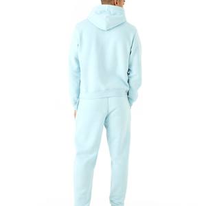 Conjunto Deportivo de Invierno para Hombre, con Capucha, Diseño Personalizado, Servicio OEM, Traje de Entrenamiento Informal de Dos Piezas con Cierre, de Algodón de Secado Rápido - Product Image 2