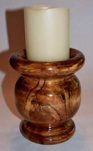 MULTI CRAFT Portavelas de Madera Ecológicos y Personalizables, Velas Grandes con Múltiples Mechas, Decoraciones Rústicas Antiguas para Mesa - Product Image 2