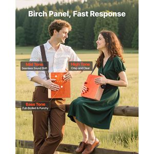 Cinghia per Borsa da Viaggio, Strumento a Percussione in Legno Cajon Box Drum con Corde per Chitarra per Musicisti di Hand Drum - Product Image 2