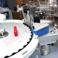 Machine d'étiquetage automatique à tige rotative pour flacons de 5 ml, fabricant d'étiqueteuses pour ampoules de 2 ml, haute vitesse 300 pièces/min