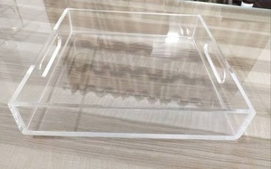 ถาดอะคริลิคใสทรงวงรีของ ILAHI น้ำหนักเบา ดีไซน์ศิลปะ งานฝีมือ DIY ลวดลายเรียบง่าย สำหรับเทศกาลอีสเตอร์ ตรุษจีน ต้นไม้ หรือธีมอื่นๆ - Product Image 2