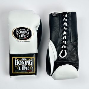 Original Lace <b>up</b> No Boxing No Life Cowhide Leather Boxing <b>Gloves</b> Padding Full Finger Moisture Wicking Boxing RL-BG-235 - Product Image 3