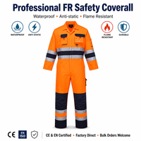 Combinaison de travail imperméable, respirante, antistatique et ignifuge de qualité supérieure, vêtements de sécurité industrielle, service OEM, fourniture d'usine