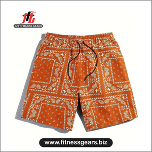 <b>Men's</b> Plus Size XS High Quality Spandex/Cotton Shorts Breathable High Street Style Custom Front Sublimation <b>Bandana</b> Print Solid - Product Image 3