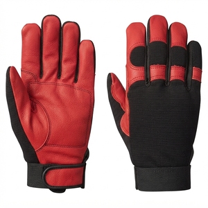 Guantes de Seguridad para Trabajo con Palma Resistente, Dedos Flexibles y Cierre de Muñeca Ajustable para Aplicaciones Industriales - Product Image 1