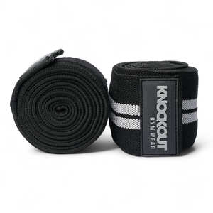 Heavy Duty <b>Knee</b> <b>Wraps</b> Elastic Compression Support for Powerlifting Squat Deadlift Weightlifting Gym Gear training <b>knee</b> support - Product Image 4
