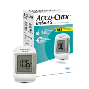 Medidor de <span class=keywords><strong>Glucosa</strong></span> <span class=keywords><strong>en</strong></span> <span class=keywords><strong>Sangre</strong></span> Accu-Chek Instant S, Dispositivo Médico Doméstico Fácil de Usar, Pruebas Rápidas y Precisas - Product Image 1