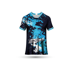 Maillots de football personnalisés pour hommes, impression numérique, tissu uni, écologique, respirant, 100% polyester, uniformes de sport - Product Image 3