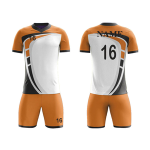 Uniforme de Fútbol Sublimado, 100% Poliéster, Transpirable, Impermeable, de Secado Rápido, Manga Corta, para Equipos, Adultos, OEM, ODM - Product Image 3