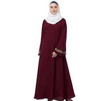 Abayas Kimono Personnalisées en Soie Respirante, Modestes, Grandes Tailles, Style Enfant, Mode Modeste, Ramadan, Aïd, Dubaï, Abaya Islamique Faite à la Main pour Musulmanes
