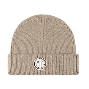 Gorro de la mejor calidad para hombres y mujeres Cable acanalado Merino acrílico/algodón tejido Cachemira sombreros diseñador Logo - Product Image 4