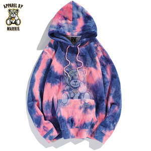 Sudadera con Capucha Extra Grande Personalizada para Hombre, 100% Algodón Terry, Venta al Por Mayor, Tie-Dye, Estilo Urbano, Sudadera Premium Gruesa para Invierno - Product Image 2