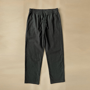 Pantalon décontracté fin pour homme, pantalon long ample et léger en lin pour l'été - Product Image 6