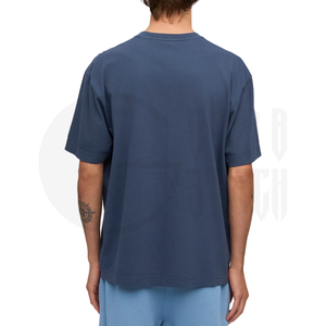 Camiseta Oversize para Hombre, Algodón Grueso, Cuello Redondo, Estilo Urbano, Corte Holgado, Manga Corta, Lisa, Informal, a la Moda - Product Image 5