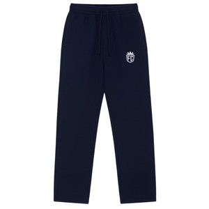 Knit Jogger Pants Navy Casual Sweatpants <b>Elastic</b> <b>Waist</b> Lounge Wear Soft Knit <b>Trousers</b> Relaxed Fit for Men Women - Product Image 1