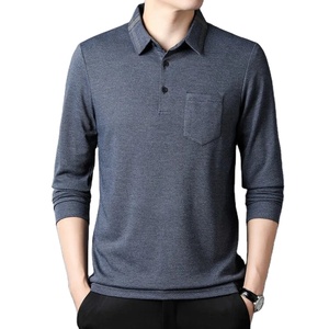 Camiseta de manga larga, Camiseta cómoda de verano, nuevas camisas para hombre, camisetas holgadas informales de otoño para hombre, camisetas de moda, camiseta Polo - Product Image 1