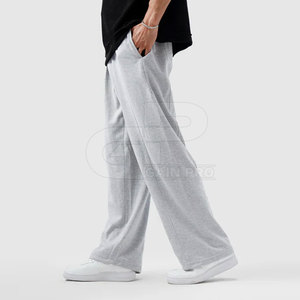 Pantalon ample à jambes larges pour hommes, design léger avec ceinture élastique, pour les voyages, les tenues décontractées et le confort quotidien - Product Image 5