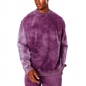 Nueva Llegada, Sudaderas de Invierno para Hombre, Lavado Ácido, 100% Algodón, Felpa, Ecológicas, Transpirables, Corte Regular, Casuales, Servicio OEM ODM - Product Image 1