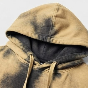 Sudaderas con Capucha para Hombre, Diseño Vintage, Estilo Desgastado, Efecto Desteñido por el Sol, Nueva Tendencia, Servicio OEM, Lavado Ácido, para Adultos - Product Image 4