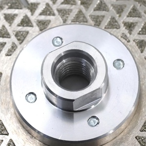 4-7in phân đoạn Electroplated kim cương Saw Blade đá cắt mài Đĩa đánh bóng double side tam giác hình dạng lưỡi cắt - Product Image 5