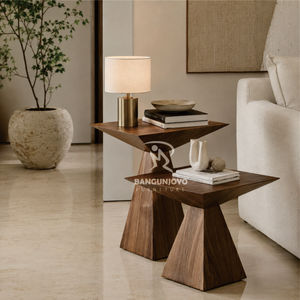 Modern Handmade Wood <b>Coffee</b> <b>Table</b> Stool Living Room Furniture Solid Wood Design - Product Image 5
