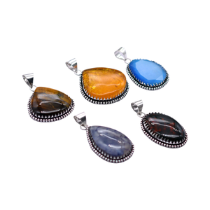 สร้อยคอแฟชั่นของผู้หญิงแบบวินเทจใหม่5ชิ้นจี้อัญมณีทองเหลืองธีมคริสเตียนร้อนแรงอีเบย์กำลังมาแรง PP 40 - Product Image 1