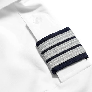 Haute qualité prix usine abordable hommes pilote chemise de sécurité manches longues et courtes couleur blanc ou bleu ciel - Product Image 4