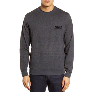 Sweat-shirts d'hiver pour hommes, légers, sur mesure, couleur unie, 100% coton, polaire respirant, écologique, haute qualité, pas cher - Product Image 2