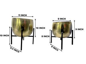 Macetero de hierro premium para el hogar, perfecto tanto para uso en interiores como en exteriores, como son oficinas y hoteles, para exportación mundial desde India. - Product Image 3