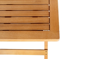 Table de bistro pliante en acacia de qualité supérieure | Accent extérieur léger fabriqué à la main pour villas, cafés et centres de villégiature | Vietnam Fabricant - Product Image 3