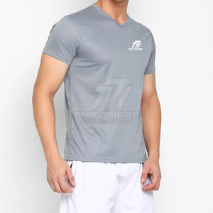 เสื้อยืดคอกลมผู้ชายแบบเรียบ ผ้าฝ้าย 100% ระบายอากาศได้ดี สวมใส่สบาย คุณภาพสูง ทรงหลวม - Product Image 5