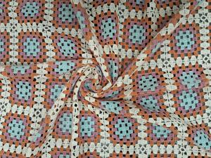 Exportador Indio de Tela de Encaje Ligera y Transpirable con Diseño de Cuadrados Granny para Ropa de Moda Femenina y Ropa de Resort, Disponible a Precio Competitivo - Product Image 5