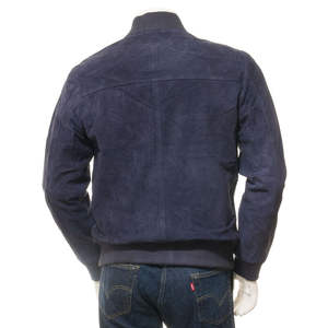 Chaqueta de cuero para hombre con corte moderno, cuello alto y logo frontal para uso diario, estilo casual, acabado suave, chaqueta de invierno. - Product Image 2