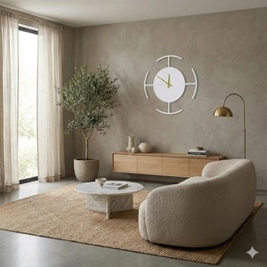 Minimal Black <b>Wall</b> <b>Clock</b> For Kitchen And Dining Area Adds Clean And Modern Functional <b>Wall</b> <b>Decor</b> Wholesale From India - Product Image 3