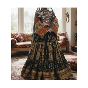 Vestido tradicional afgano para mujer, hecho a mano, largo, de moda étnica, MOQ bajo, directo de fábrica, marca privada - Product Image 1